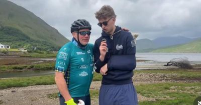 Ally McCoist involved in four-person bike crash during charity challenge