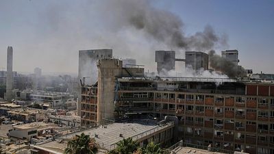 Iranian missiles hit southern Israel's largest hospital, injuring dozens