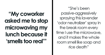 Coworker Says Woman’s Lunch Smells “Too Real,” Demands She Eats Protein Bars Instead
