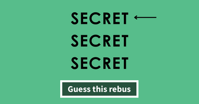 “Think You’re Smart?”: Solve These 36 Rebus Puzzles And Prove It