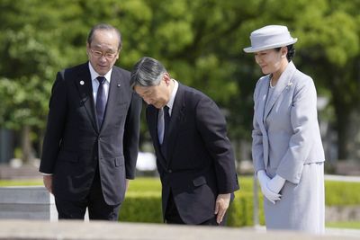 Japan's royal couple mourn A-bomb victims ahead of Hiroshima's 80th anniversary