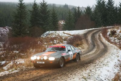 The V12 Jaguar that's become an unusual rally machine