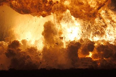 Moment Elon Musk’s SpaceX rocket erupts into huge fireball
