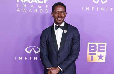Damson Idris accidentally 'spat in Brad Pitt's face'