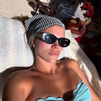 Sofia Richie Grainge Co-Signs One of 2025's Biggest Swimwear Trends in Hunza G