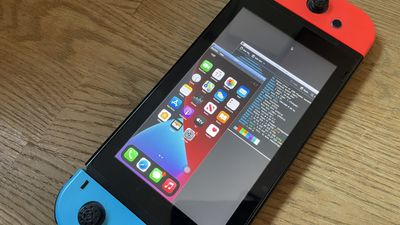 Somebody turned a Nintendo Switch into the world's slowest iPhone, and the results were a disaster — boasts 20-minute boot times, kernel panics, and no working apps