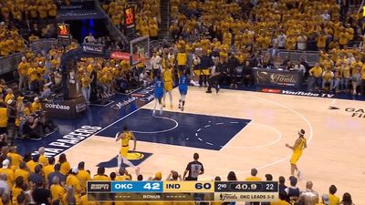 Pascal Siakam Postered Jalen Williams to Cap Off Incredible Half for Pacers