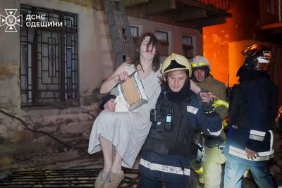 Russian drones slam into 2 Ukrainian cities, killing at least 1 person in nighttime attack