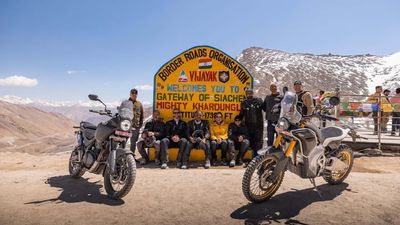 Gaze At the Glorious New Royal Enfield Himalayan and Him-E in the Himalayas