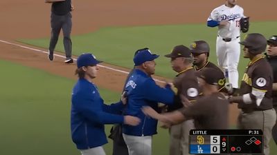 Dodgers-Padres Managers Got Physical, Caused a Long Delay After Fernando Tatis HBP