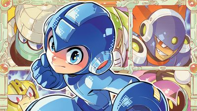 Here's how we made the cover art for the new Mega Man Timelines