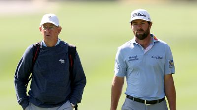 Young At Heart! PGA Tour Star's Dad Steps In As Caddie For Opening 65 at The Travelers