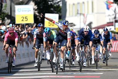 Jordi Meeus sprints to Tour de Suisse stage 6 victory as Frenchman Kévin Vauquelin retains overall lead