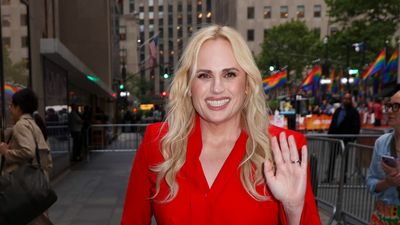 Rebel Wilson’s scarlet jumpsuit proves an all-in-one can be just as wow-worthy as a dress
