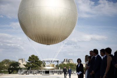 Paris' iconic cauldron from the Olympic Games returns to light up summer nights
