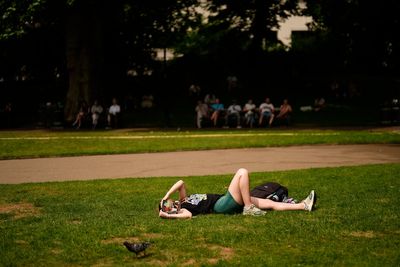 Amber heat-health warning as UK hits hottest day of the year so far