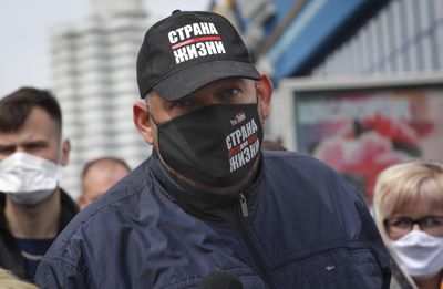 Belarus opposition leader Siarhei Tsikhanouski freed from jail, says wife