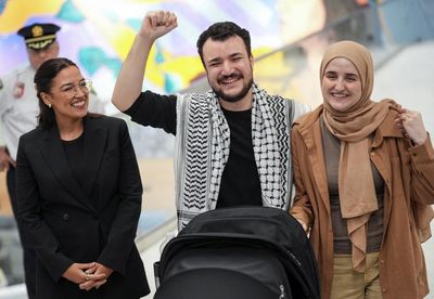 Mahmoud Khalil reunites with family after more than 100 days in Ice detention