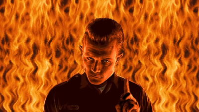 That 16-bit Terminator 2 throwback doesn't feature Arnie's likeness, but it did license the guy who played adult John Connor for 30 seconds in the film's intro
