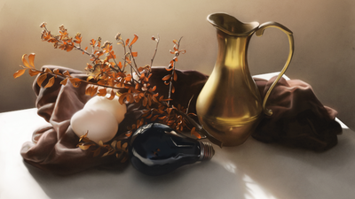 How to paint realistic still life paintings