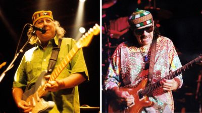 “He could take a rock tune like Fleetwood Mac's Black Magic Woman and transform it by adding a hint of salsa clave rhythm”: Remembering Peter Green and Carlos Santana’s supernatural jam at the 1998 Rock & Roll Hall of Fame Awards