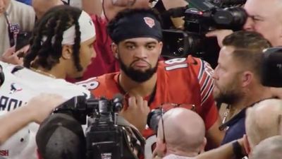 C.J. Stroud Had Funny Line About Viral Postgame Moment With Caleb Williams