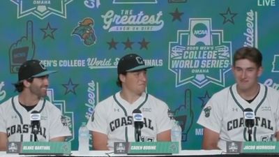 Coastal Carolina Players Had Priceless Reactions to Question About LSU Before CWS