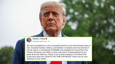 The United States Has Bombed Three Nuclear Sites In Iran, Trump Reveals In Social Post