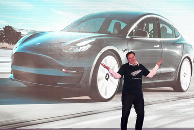 Elon Musk pins his hopes on a fleet of robotaxis as Tesla sales tank