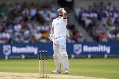 Harry Brook agonisingly short of century as England out just six behind India