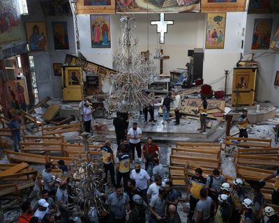 Islamic State suicide bombing in Damascus church kills 22 and injures 63