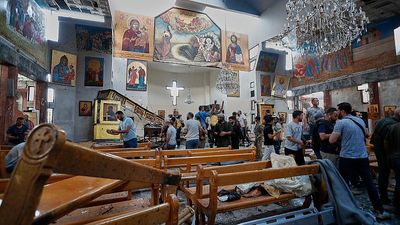 At least 25 people killed in terrorist attack on church in Syria
