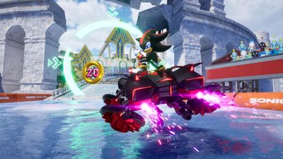 Veteran Sonic producer says Sonic Racing: CrossWorlds team completely removed items from the game if they were too "stressful" or let players "win all the time"