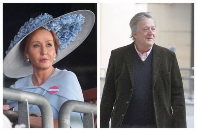 JK Rowling claims she was never friends with Stephen Fry after he accused her of being 'radicalised by TERFs'