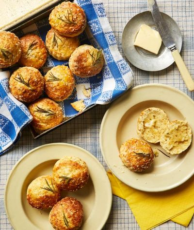 Rukmini Iyer’s quick and easy recipe for mini parmesan, apple and rosemary scones