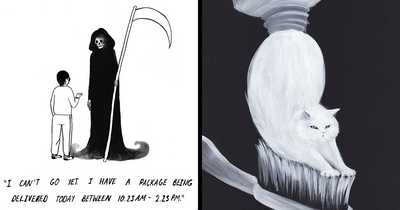 33 Relatable Minimalistic Cartoons By Natalya Lobanova (New Pics)