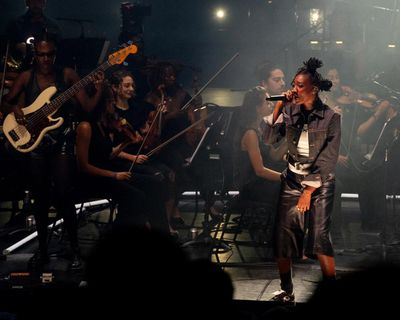Little Simz & Chineke! Orchestra review – rap-classical crossover is spectacularly realised