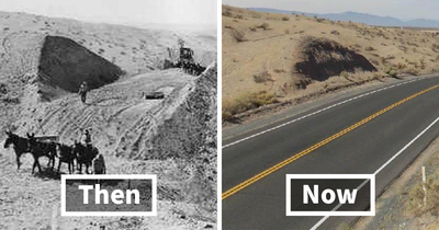 37 Interesting ‘Then And Now’ Photos That Show How Time Affects Everything