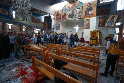 Mideast governments condemn suicide bombing of Syrian church as death toll rises to 25
