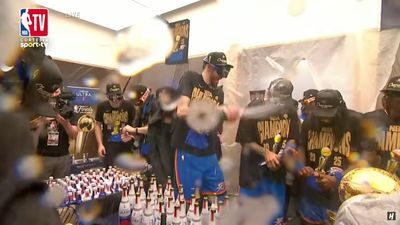 Fans Shocked by Underwhelming Thunder Championship Locker Room Celebration
