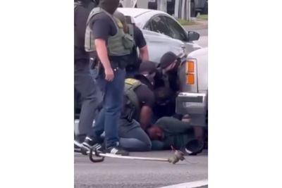WATCH: Border Patrol Officers Punch Man Being Held Down Repeatedly in the Head During Detainment
