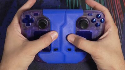 Someone turned a Steam Deck shell into a DIY PC controller using 3D-printed connectors — features dual touchpads and Nintendo Switch 2-esque split design