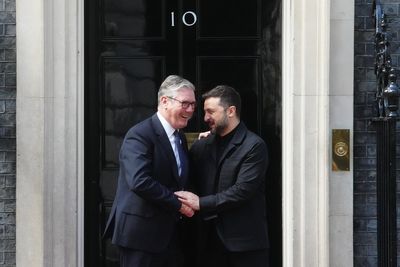 Zelensky’s message to UK as he meets soldiers