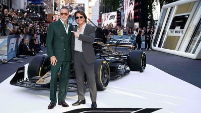 Brad Pitt premieres new F1 film in London with surprise appearance from Tom Cruise