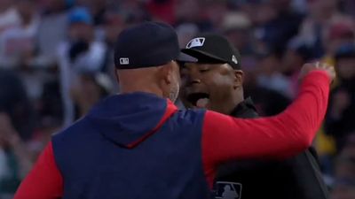 Red Sox Manager Alex Cora Has Heated Ejection After Very Strange Double Play