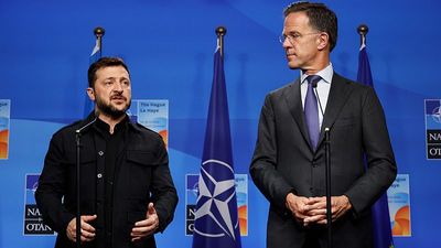 Boost investments in Ukraine defence and stop Russia getting your equipment, Zelenskyy tells NATO