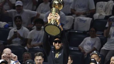 Chet Holmgren’s Thunder Teammates Took NBA Trophy From Him During Awkward Speech