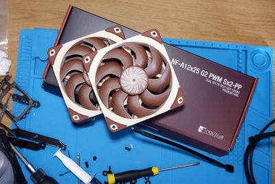 I've just wrapped up testing with the best new PC fan I've used in a long time: Noctua's NF-A12x25 G2