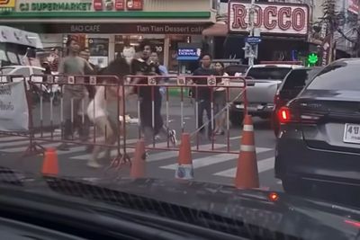 Drunk Turkish teen assaults Thai woman after rejection