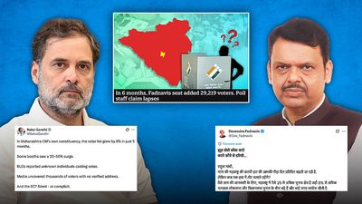 महाराष्ट्र चुनाव: राहुल बोले ‘वोट चोरी’, फडणवीस का जवाब, ‘झूठ बोले कौआ काटे’ पर चुनाव आयोग चुप